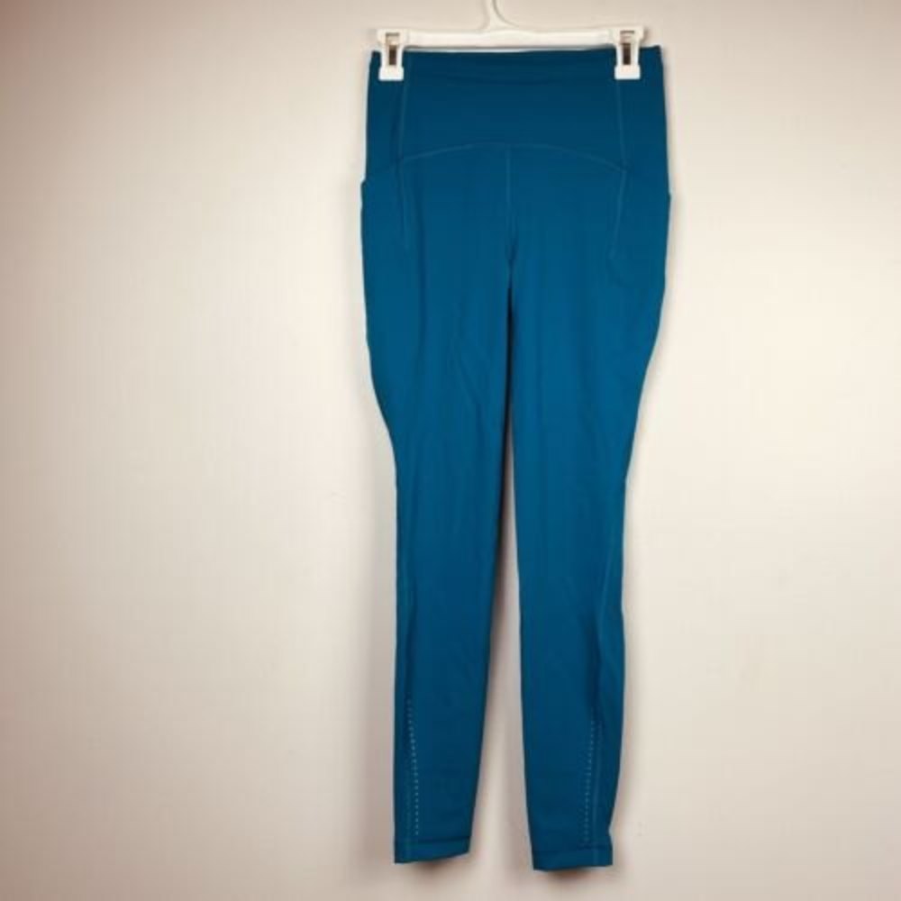 LULULEMON SIZE 6 HAWAIIAN BLUE SWIFT SPEED HIGH RISE TIGHT 28" W5CX9S